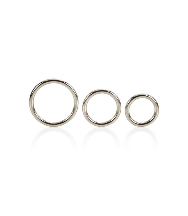 CalExotics Silver Ring - 3 Piece Set