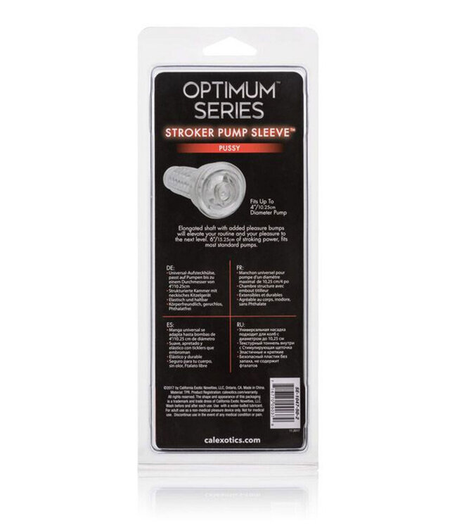 CalExotics Optimum Series Stroker Pump Sleeve Pussy