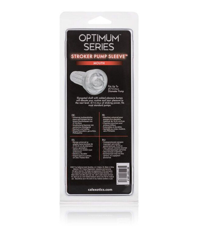 CalExotics Optimum Series Stroker Pump Sleeve Mouth