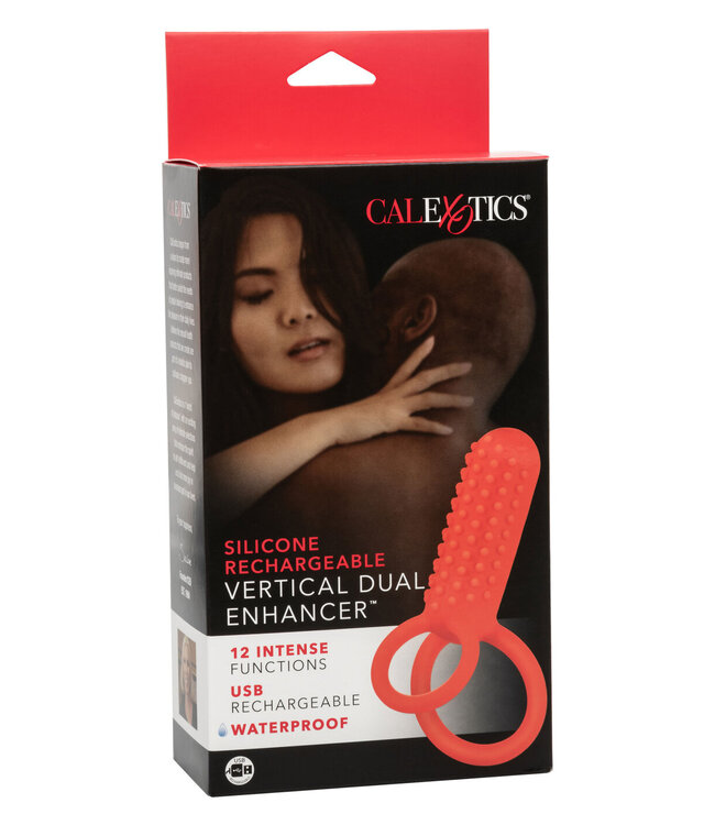 CalExotics Silicone Rechargeable Vertical Dual Enhancer