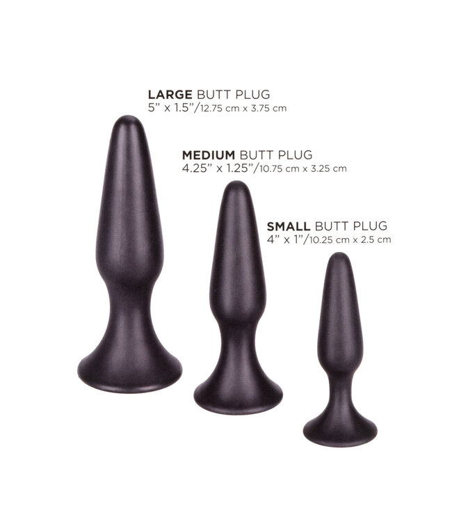 CalExotics Silicone Anal Trainer Kit