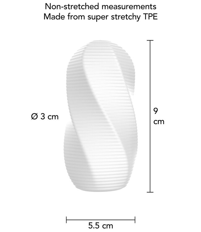 ToyJoy Hero Medium Masturbator Swirl