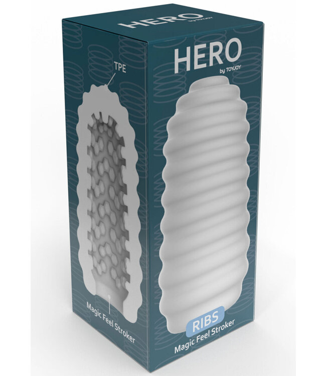 ToyJoy Hero Medium Masturbator Ribs
