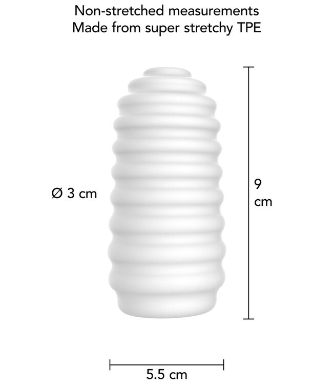 ToyJoy Hero Medium Masturbator Ribs