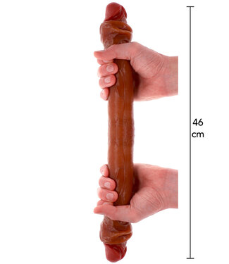 ToyJoy Get Real Silicone Foreskin Double Dong 46 cm