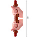 ToyJoy Get Real Silicone Foreskin Double Dong 35 cm