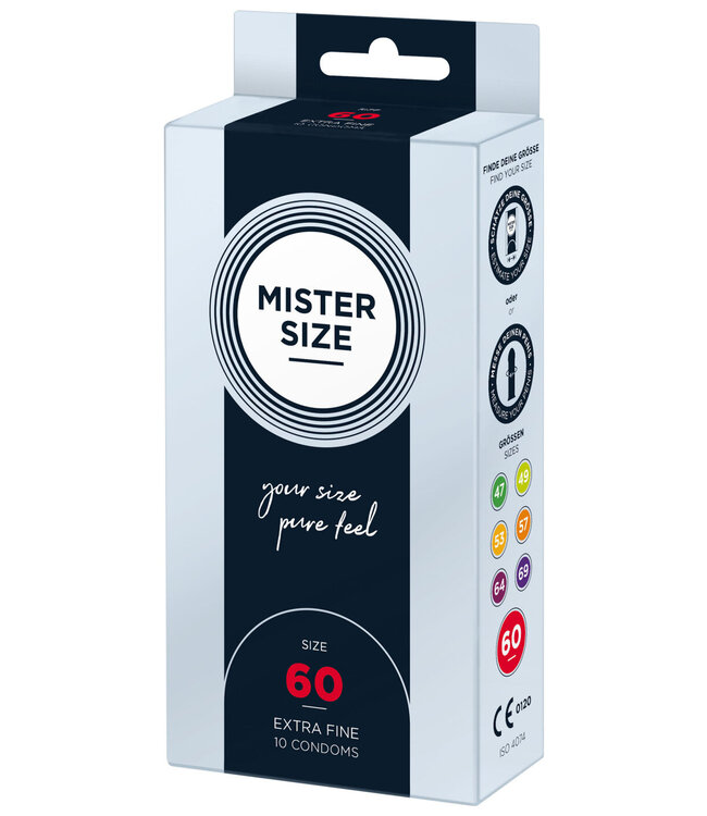 Mister Size 60mm Condoms 10pcs