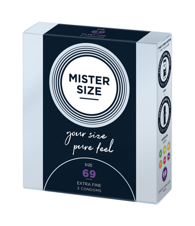 Mister Size 69mm Condoms 3pcs