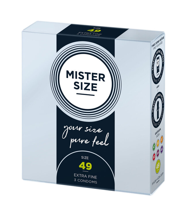 Mister Size 49mm Condoms 3pcs