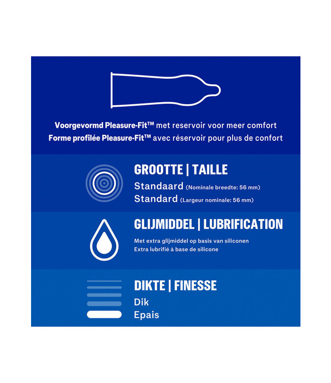 Durex NL / FR Extra Safe 6x 3pcs