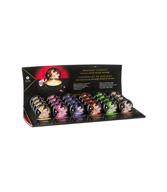 Shunga Display Mini Massage Candles