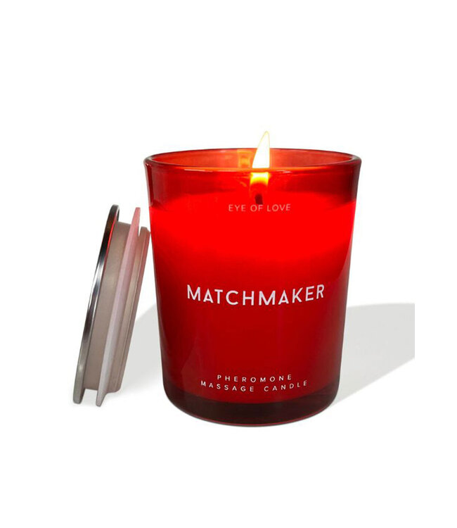 Matchmaker Pheromone Massage Candle Red