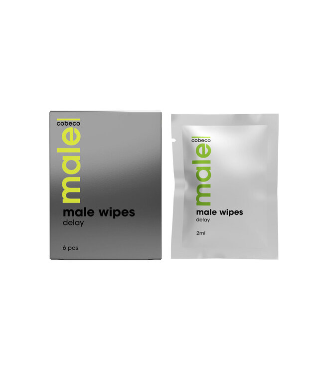Cobeco MALE  Wipes Delay 6x2.5ml