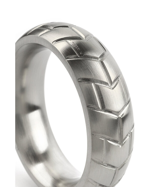 Mr. Steel MeGa Tire C-Ring Satin 45mm