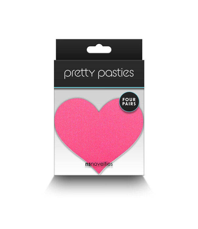NS Novelties Pretty Pasties Heart II Assorted 4 Pair