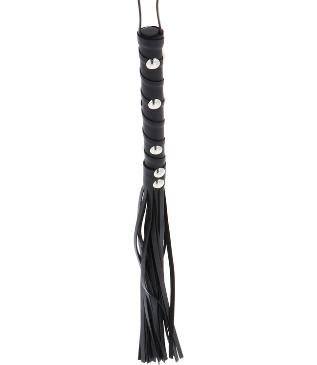 Hidden Desire Extreme Short Studded Flogger Whip