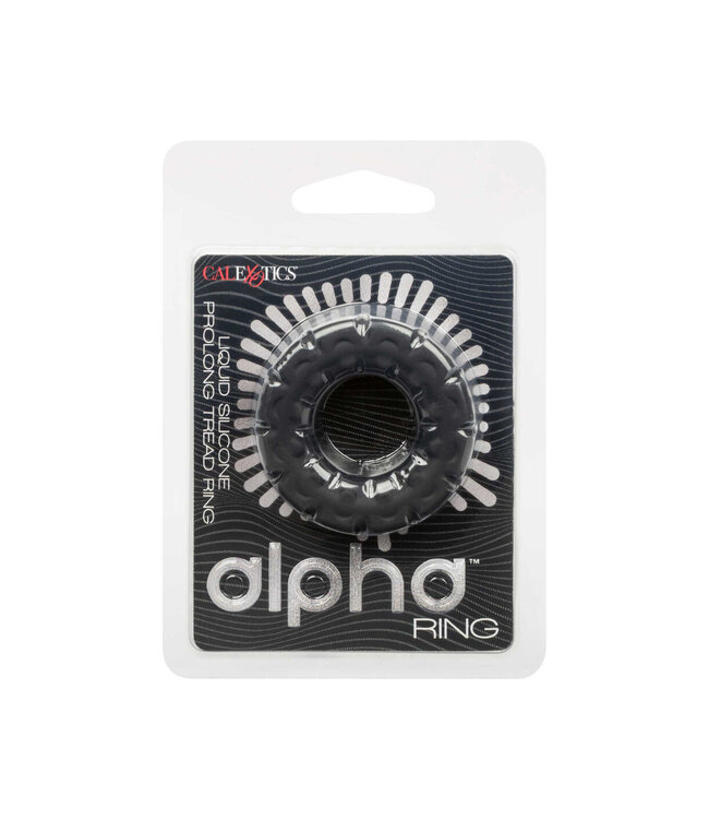CalExotics Alpha Liquid Silicone Prolong Tread Ring