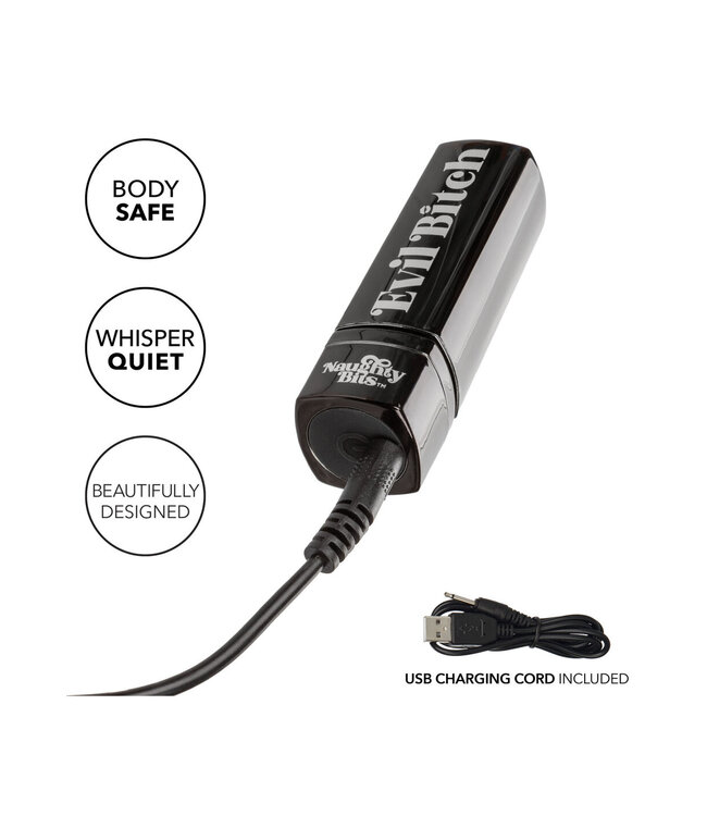CalExotics Naughty Bits Evil Bitch Lipstick Vibrator
