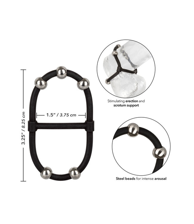 CalExotics Steel Beaded Dual Silicone Maximizer