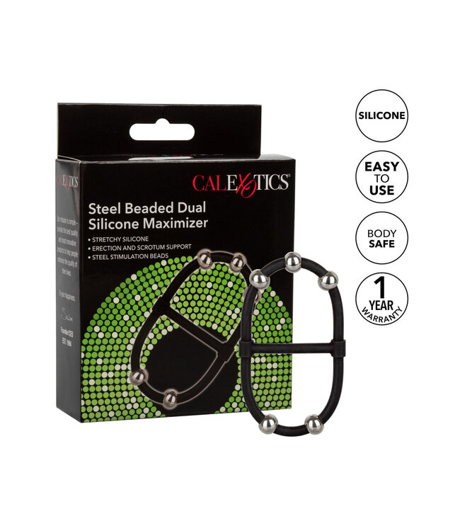 CalExotics Steel Beaded Dual Silicone Maximizer