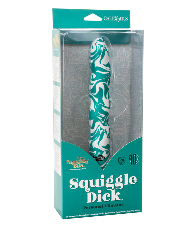 CalExotics Naughty Bits Squiggle Dick Personal Vibrator