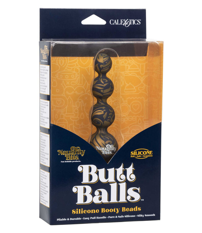 CalExotics Naughty Bits Butt Balls Silicone Booty Beads