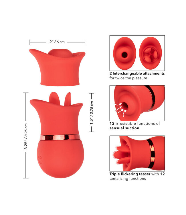 CalExotics French Kiss Suck & Play Interchangeable Set
