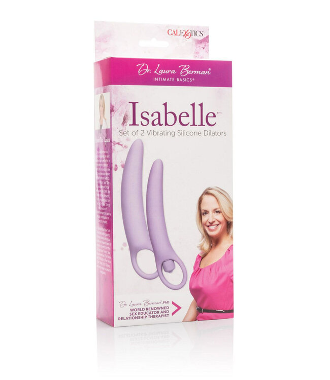 CalExotics Dr. Laura Berman Isabelle Set of 2 Vibrating Silicone Dilators