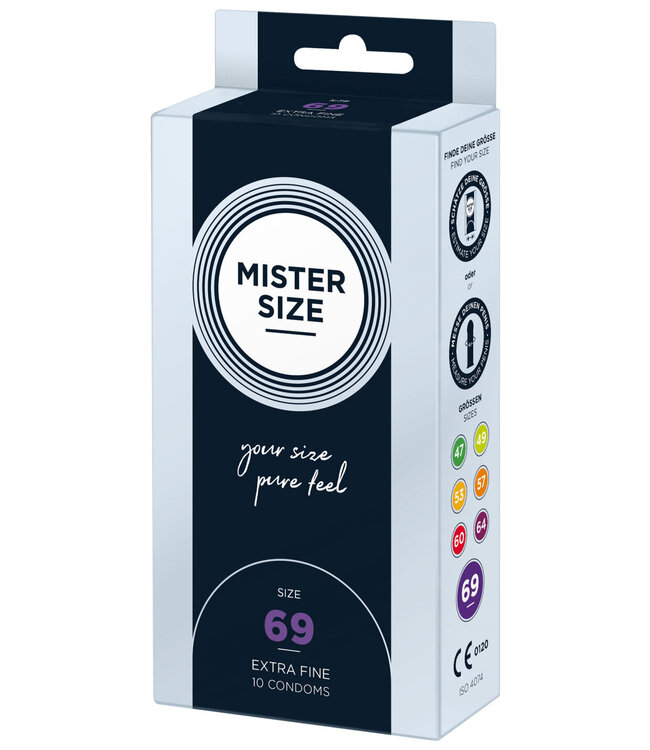Mister Size 69mm Condoms 10pcs
