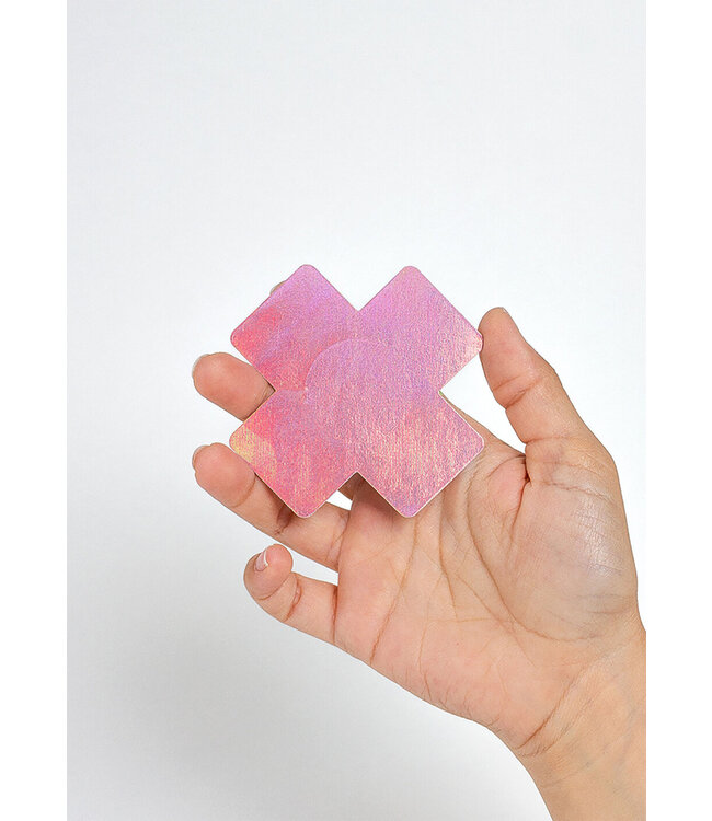 Secret Play Cross Nipple Pasties 2 Pair