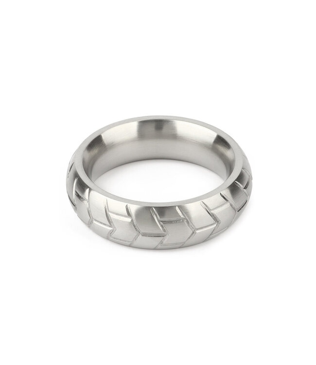 Mr. Steel MeGa Tire C-Ring Satin 40mm