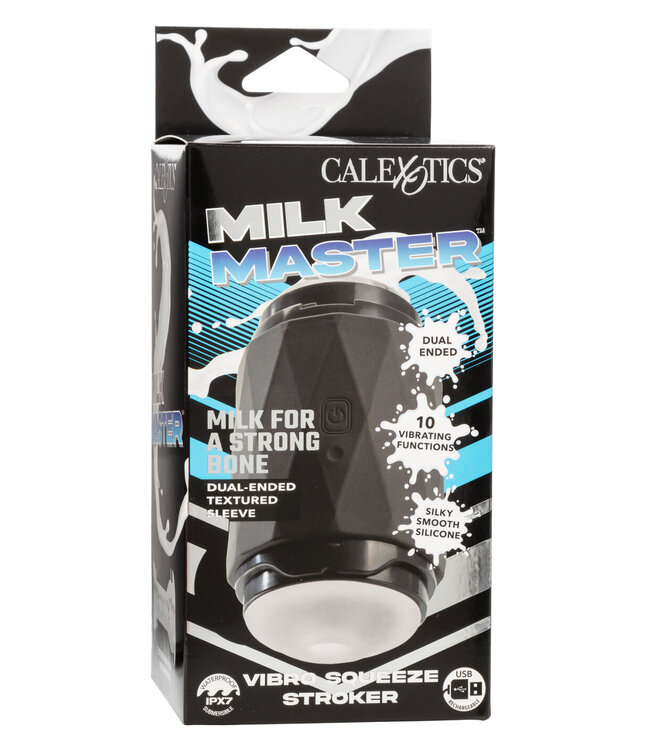 CalExotics Milk Master Vibro Squeeze Stroker
