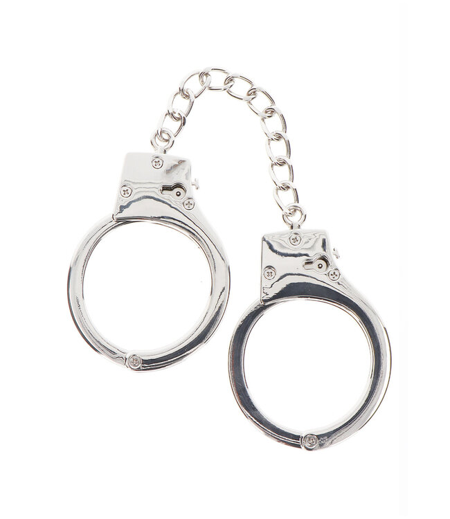 Taboom Bondage Essentials Silver Plated BDSM Handcuffs