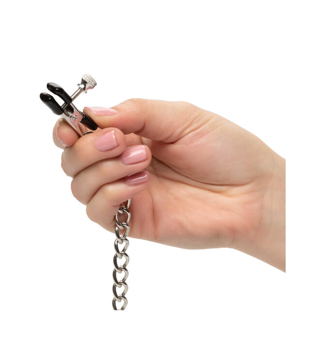 CalExotics Nipple Play Weighted Dual Tier Nipple Clamps