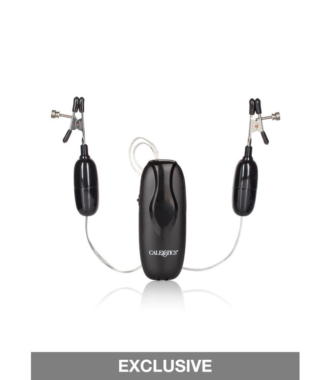 CalExotics Nipple Play Vibrating Nipple Clamps