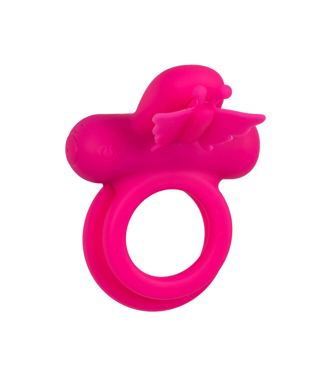 CalExotics Silicone Rechargeable Dual Butterfly Ring