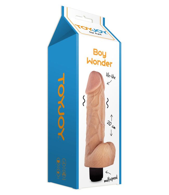 ToyJoy Classics Boy Wonder Vibrating 20cm Dong