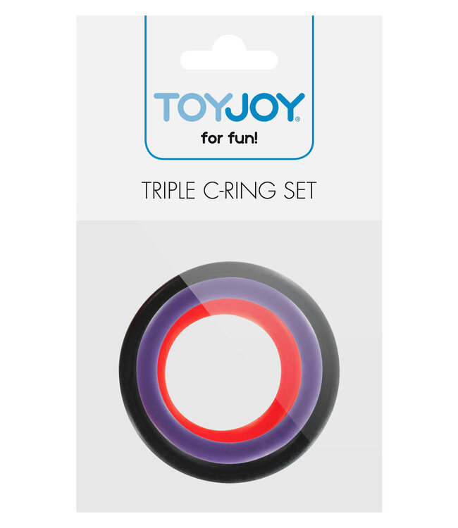 ToyJoy Basics Triple Rings Multicolor 3pcs