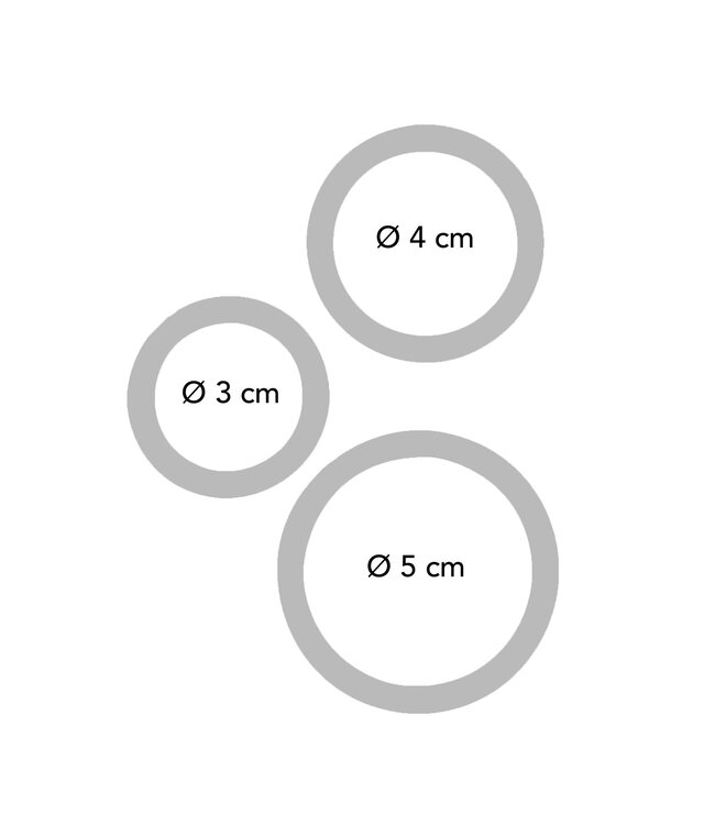 ToyJoy Basics Triple Rings Multicolor 3pcs