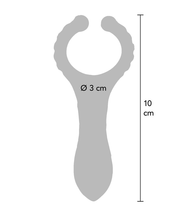 ToyJoy Basics Vibrating Clit-Stim C-Ring