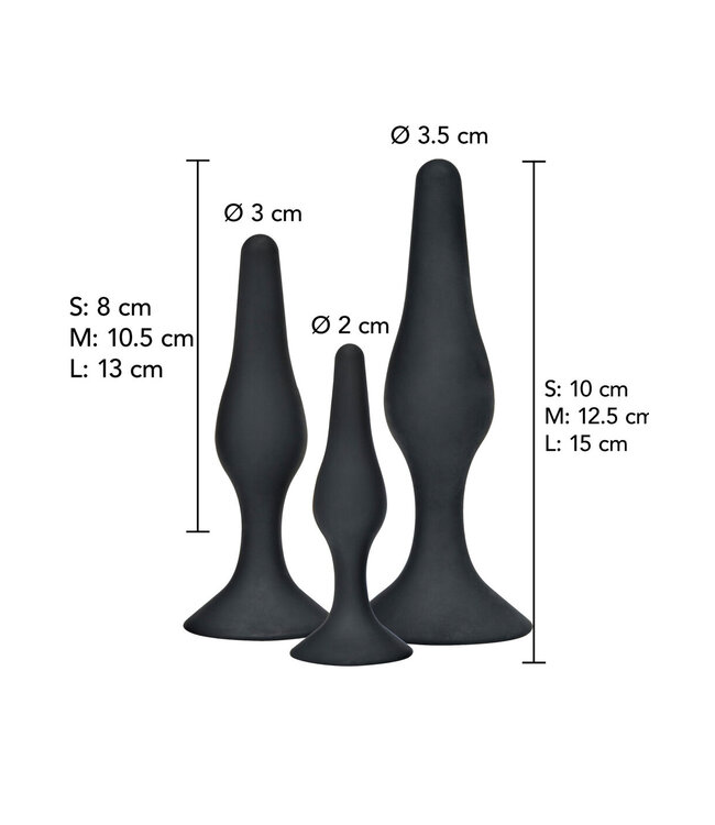 ToyJoy Anal Play Curvy Companions Kit 3pcs