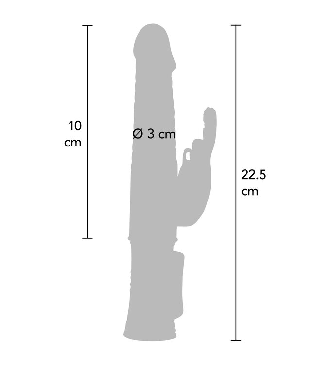 ToyJoy The Rabbits Happy Hugging Bunny