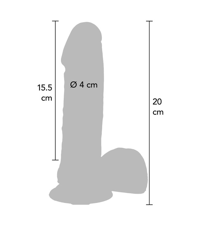ToyJoy Get Real Silicone 20 cm Dildo