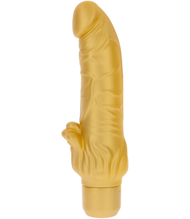 ToyJoy Get Real Gold Dicker Stim Vibrator 22 cm