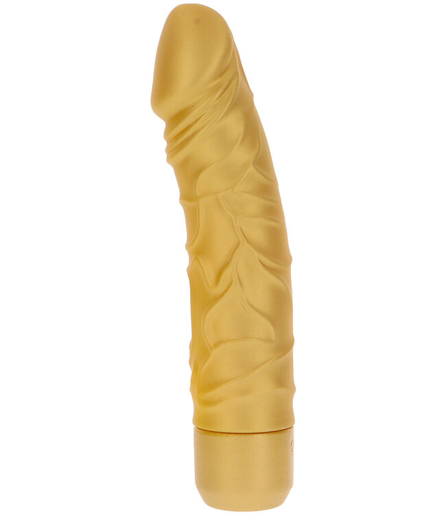 ToyJoy Get Real Gold Dicker Original Vibrator 20 cm