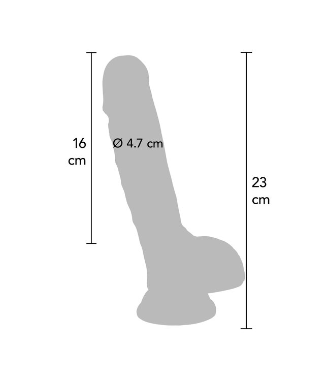 ToyJoy Get Real Dual Density 23 cm Dildo