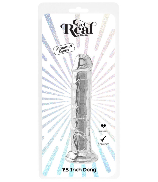 ToyJoy Get Real 19 cm Clear Dong