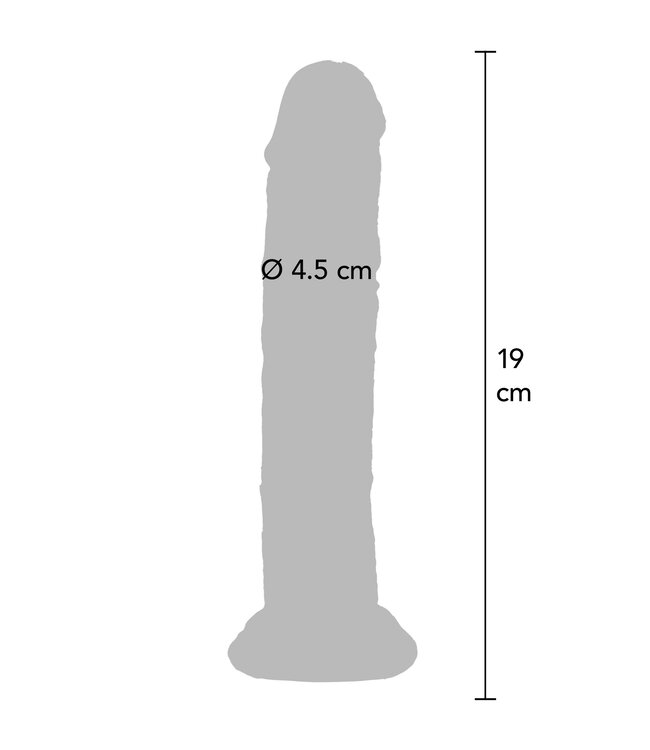 ToyJoy Get Real 19 cm Clear Dong