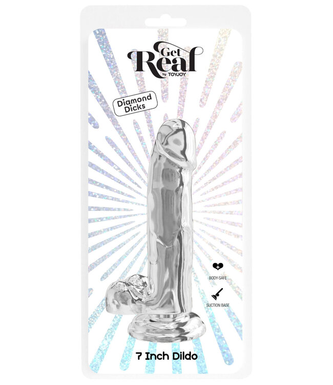 ToyJoy Get Real 18 cm Clear Dildo