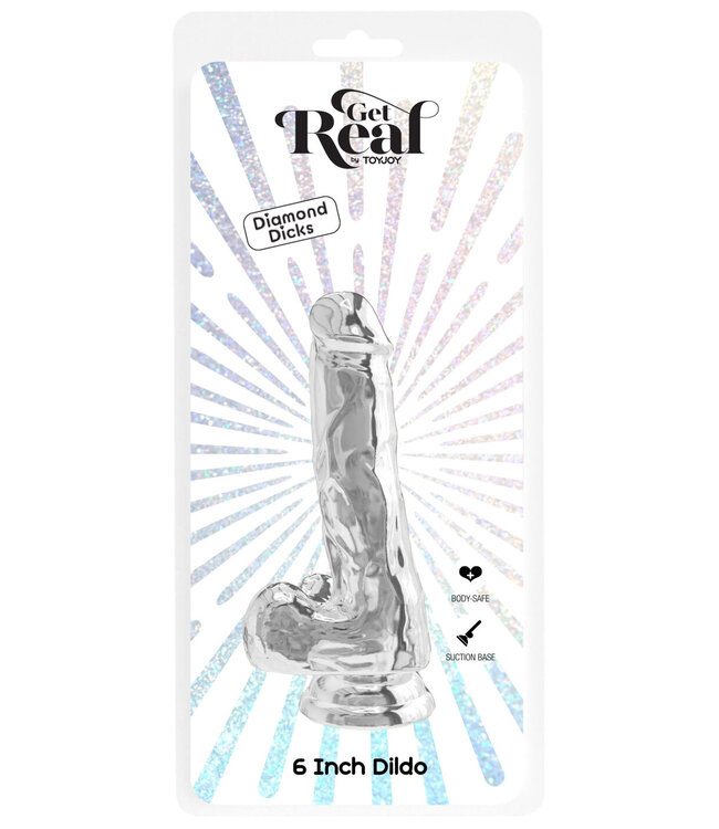 ToyJoy Get Real 16 cm Clear Dildo